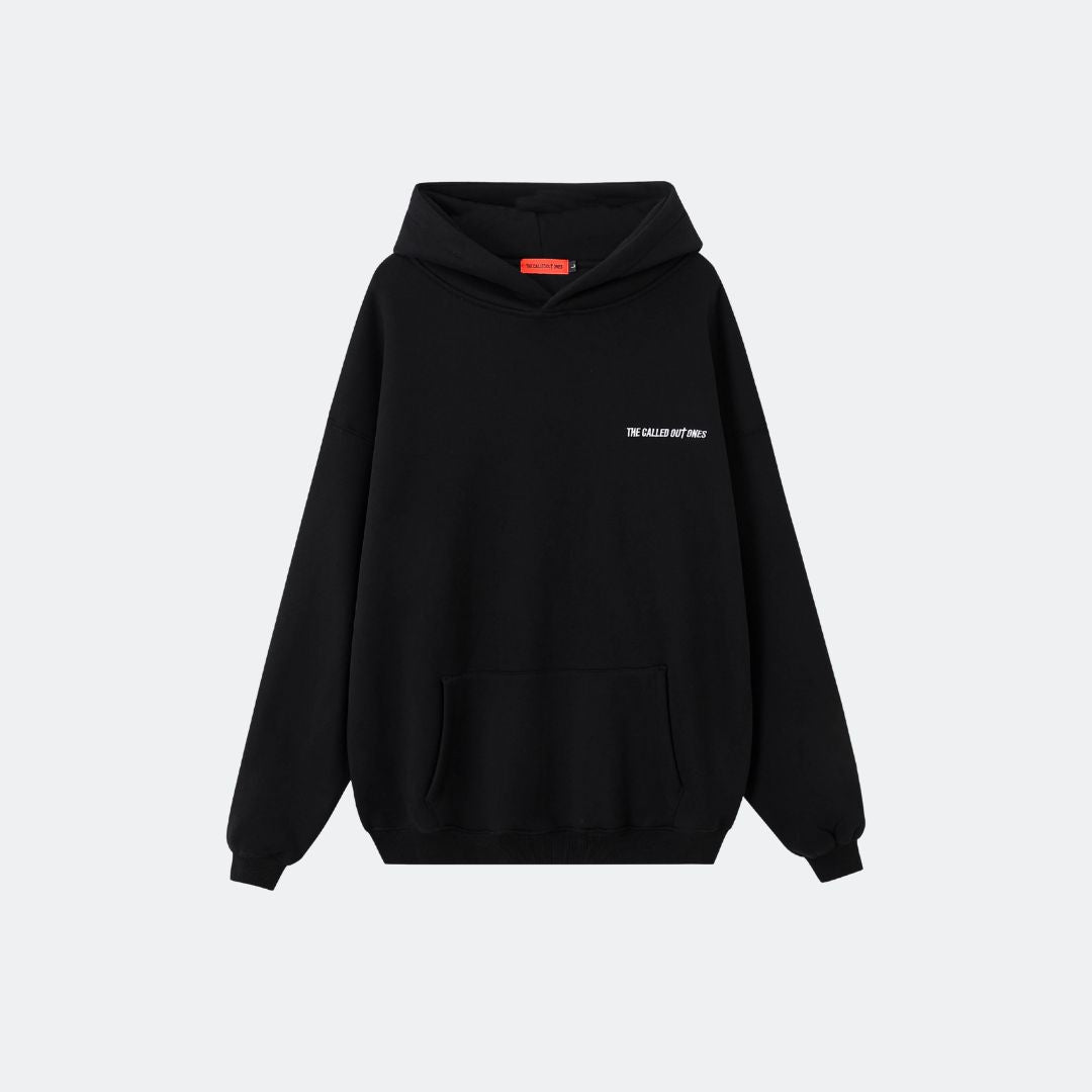 CALLED OUT HOODIE - BLACK