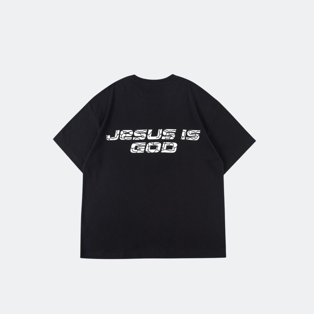 THE WORD O/S TEE - BLACK