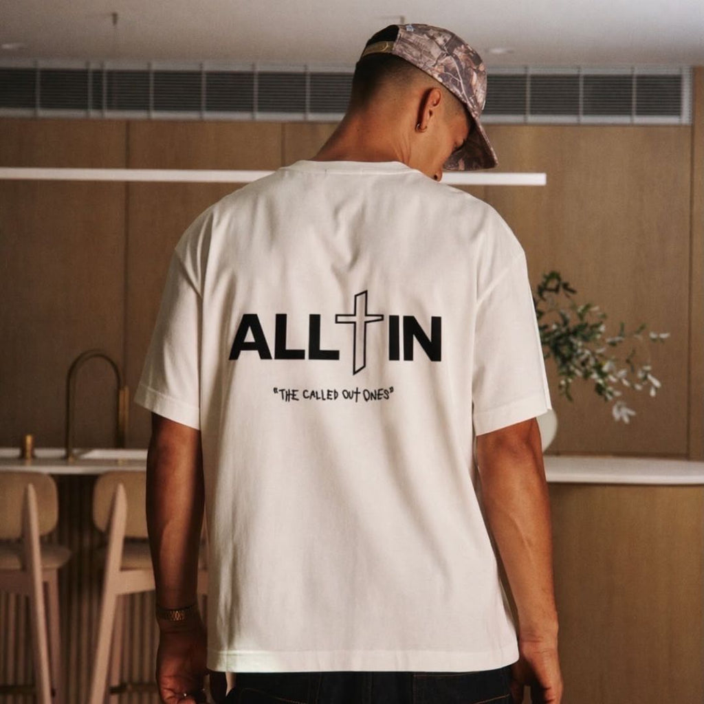 ALL IN TEE - WHITE (PICK-UP ONLY)