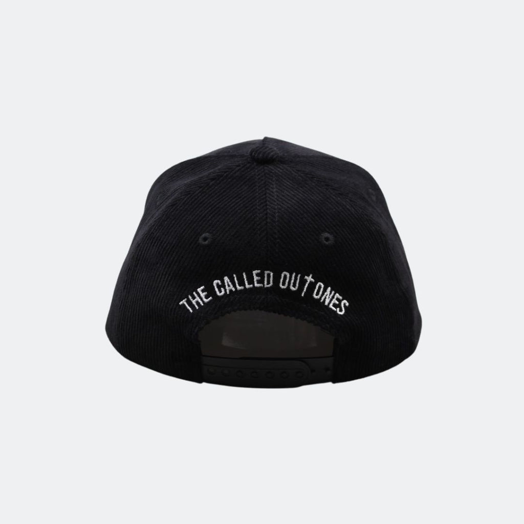 THE COMPLETION CAP - BLACK CORDUROY
