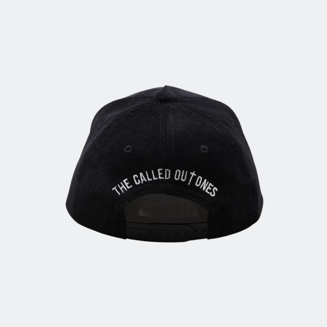 THE COMPLETION CAP - BLACK CORDUROY