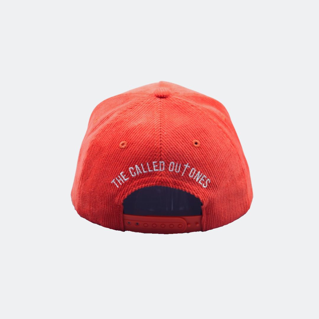 THE COMPLETION CAP - RED CORDUROY