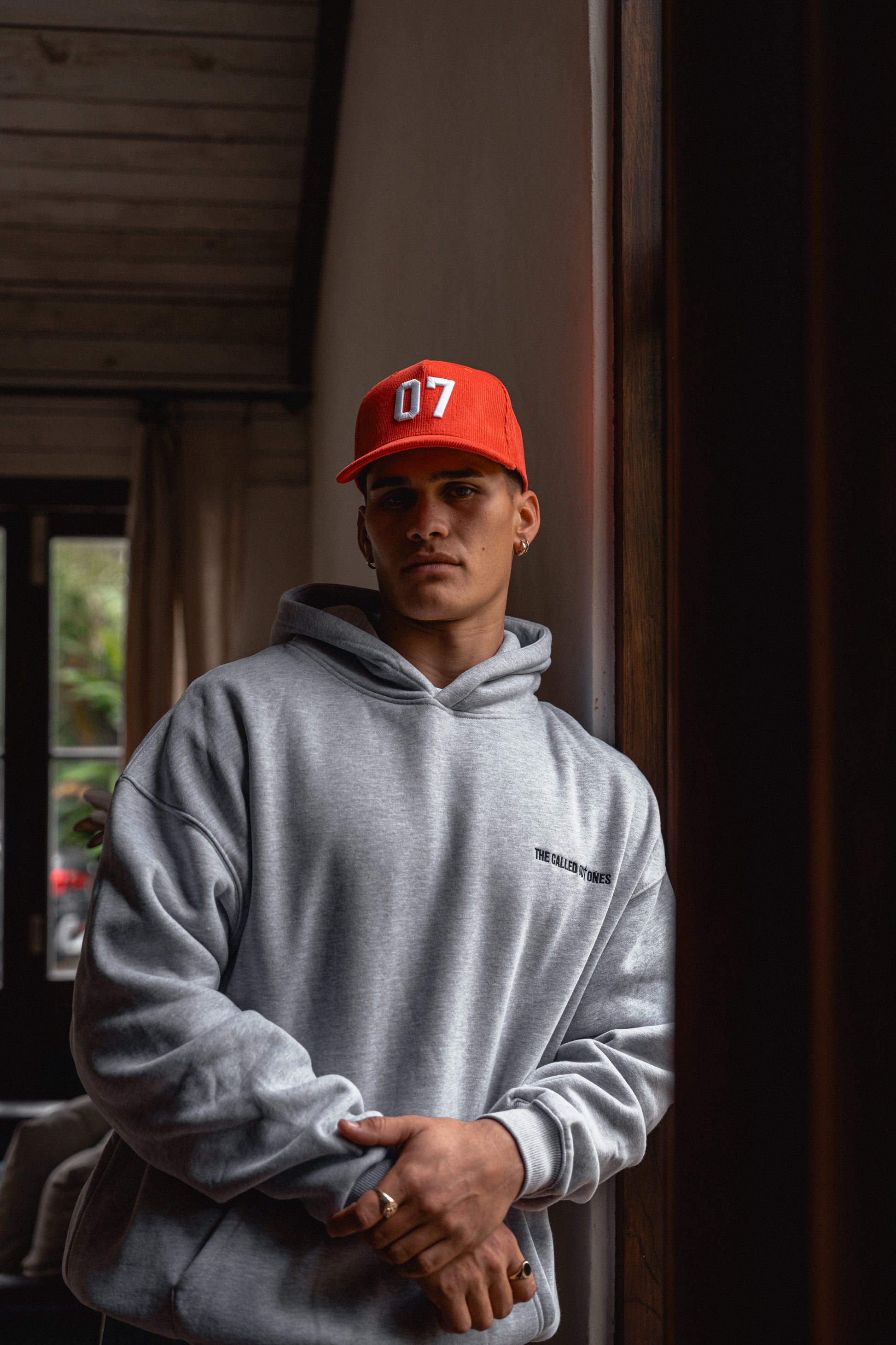 THE COMPLETION CAP - RED CORDUROY