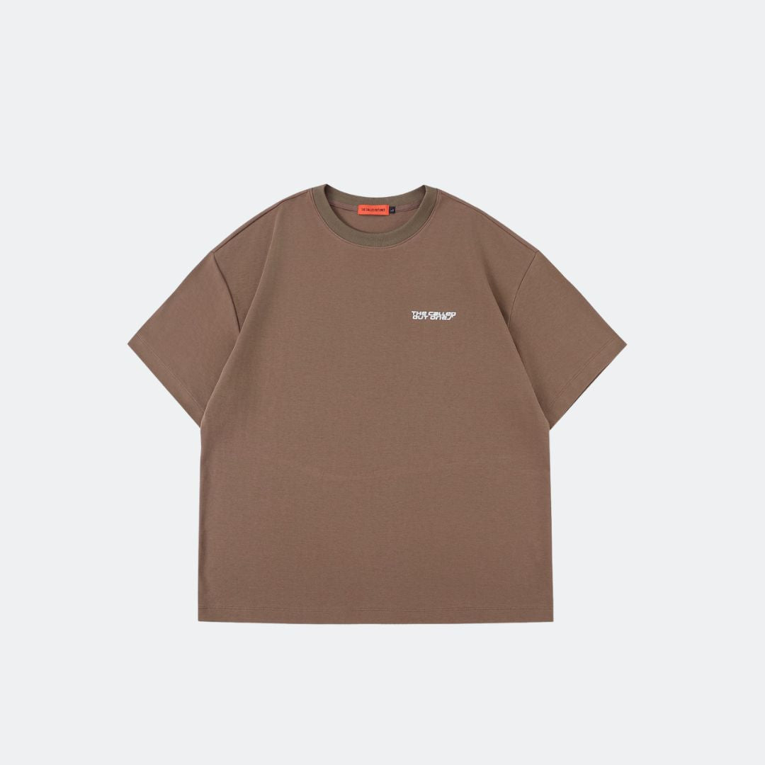 THE WORD O/S TEE - BROWN