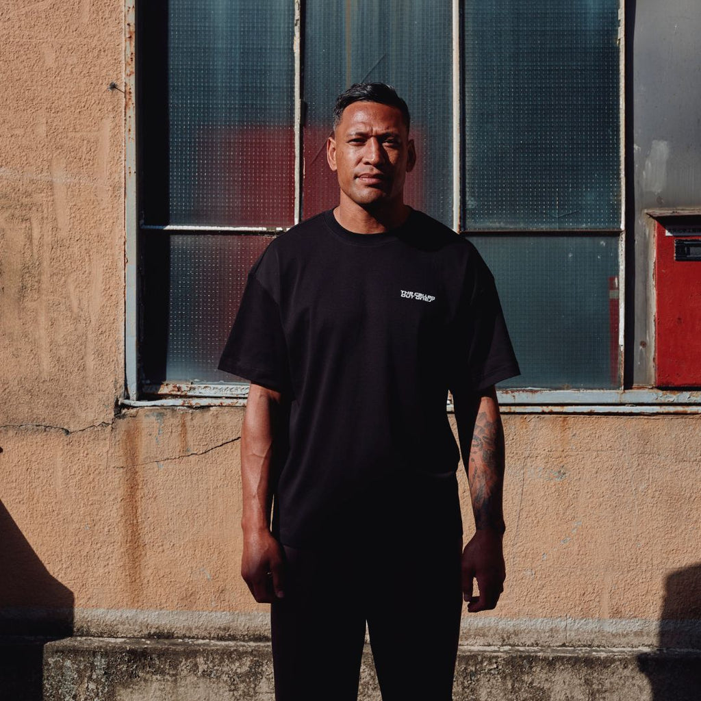 THE WORD O/S TEE - BLACK