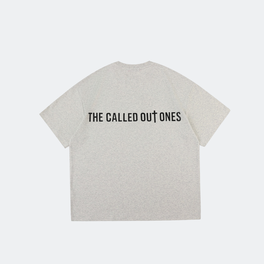 ESSENCE TEE - HEATHER GREY