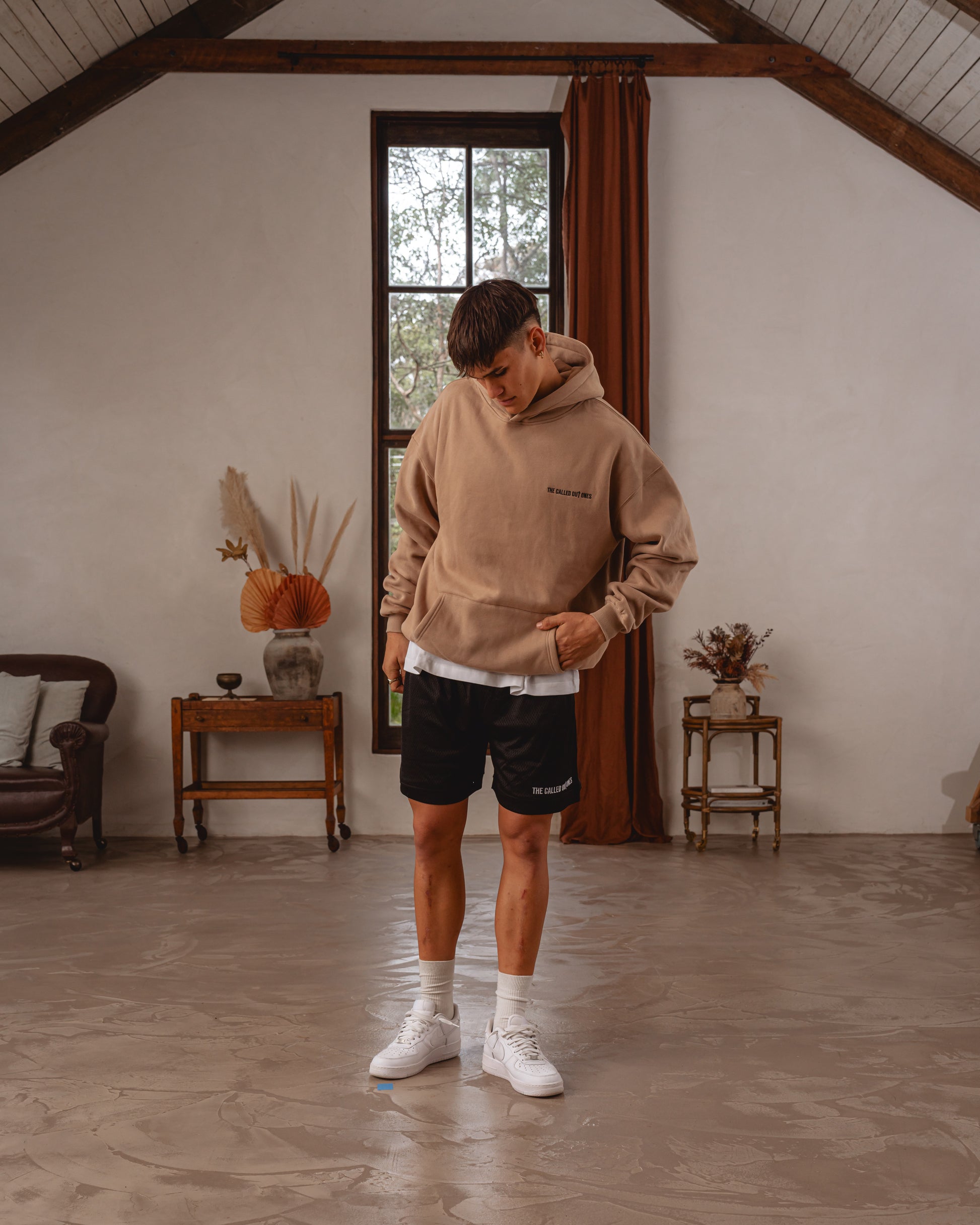 CALLED OUT ONES HOOD - TAN